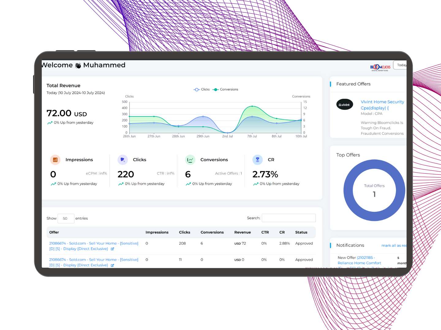 Affiliate Dashboard